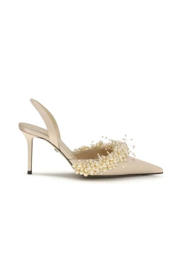 Silk High Heel Pumps
