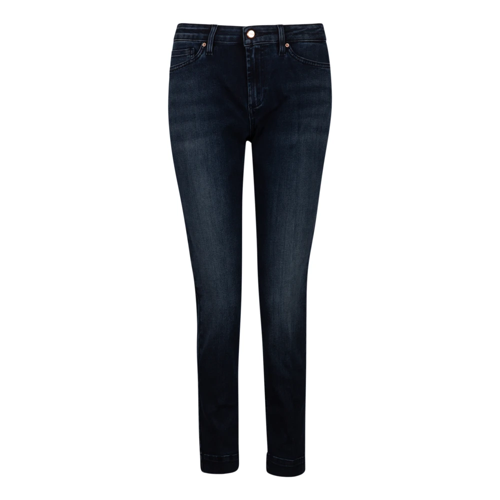 Don The Fuller Bordeaux Dames Slim Fit Blauwe Jeans Blue Dames