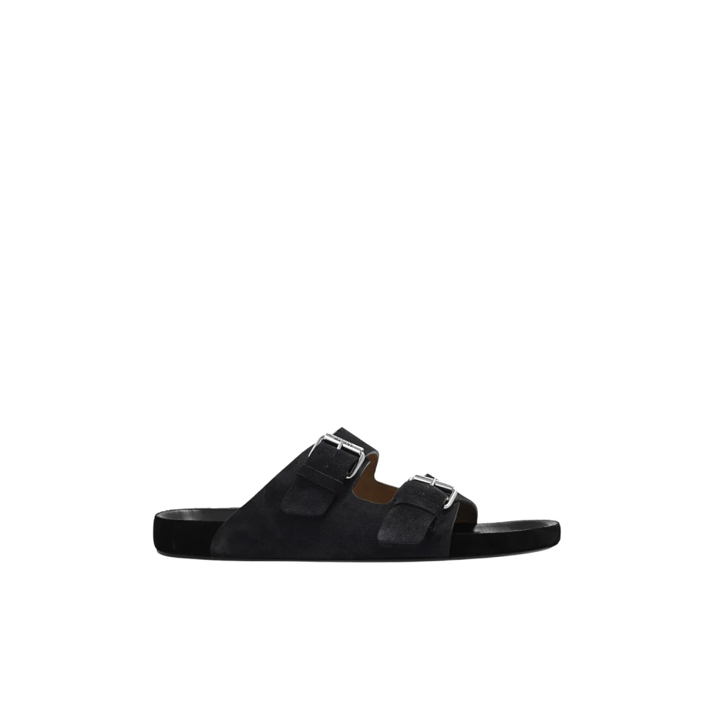 Isabel Marant Men's Black Lekson Slides - Sliders - 6 Uk - Shoes
