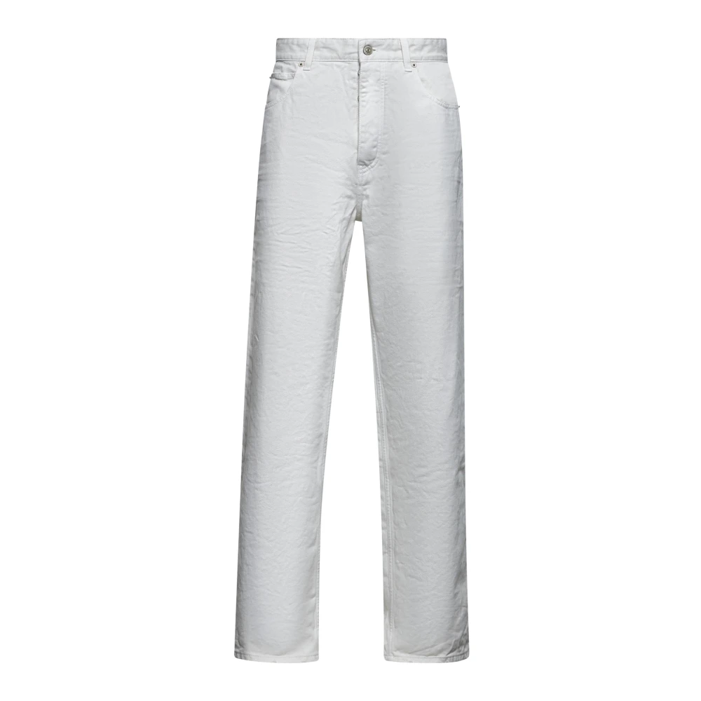 Balenciaga Witte Loose Fit Jeans White Dames