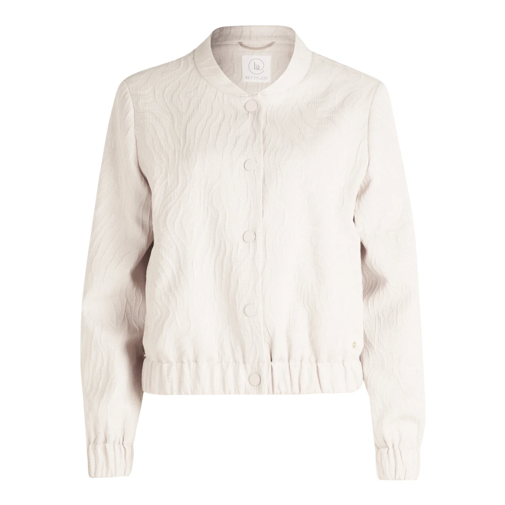 Betty & Co Blouson met Jacquard Beige Dames