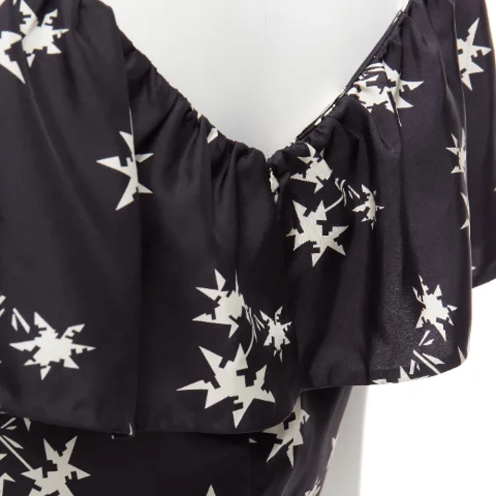 Miu Pre-owned Silk dresses Black Dames