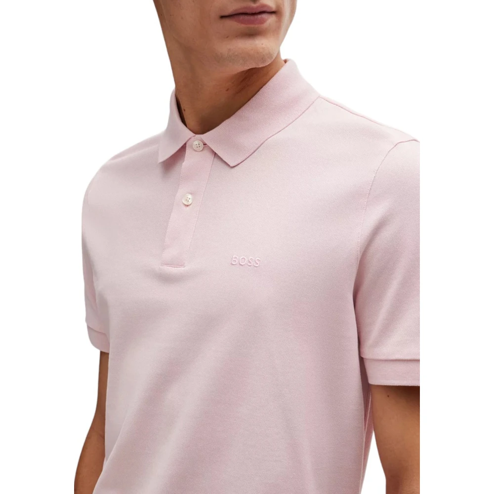 Boss Klassieke Polo Shirts Pink Heren