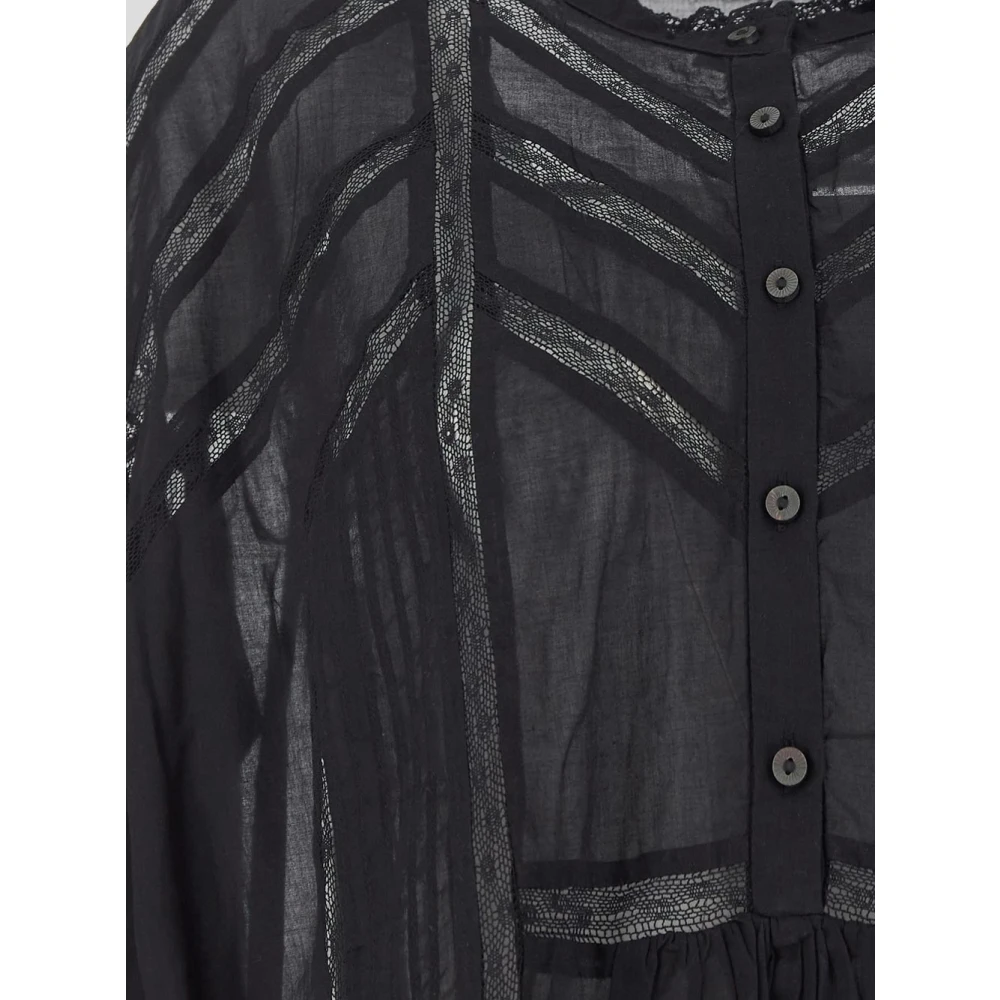 Isabel Marant Étoile Katoenen Gelma Top Black Dames
