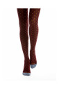 collants-en-coton-bordeaux-a-pois-pour-femmes