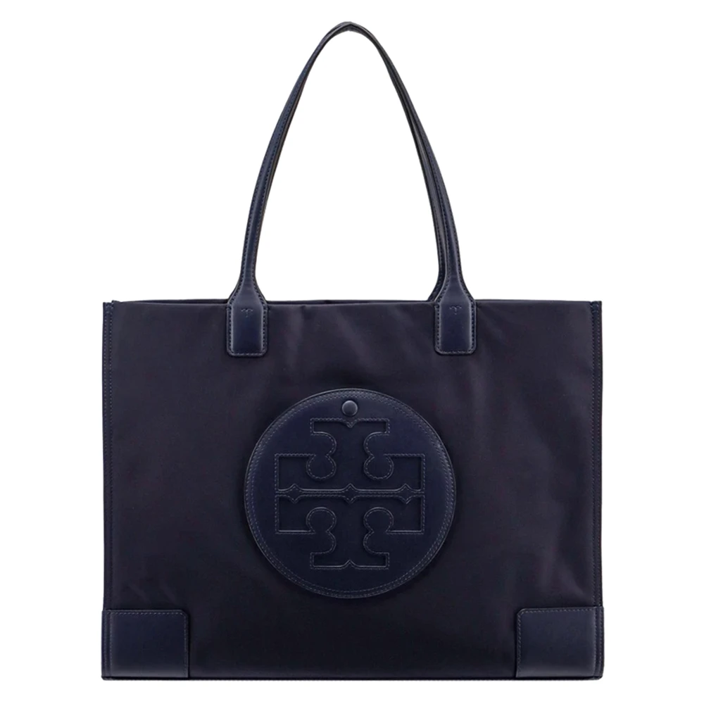 TORY BURCH Stijlvolle schoudertas met Ella Tote Blue Dames