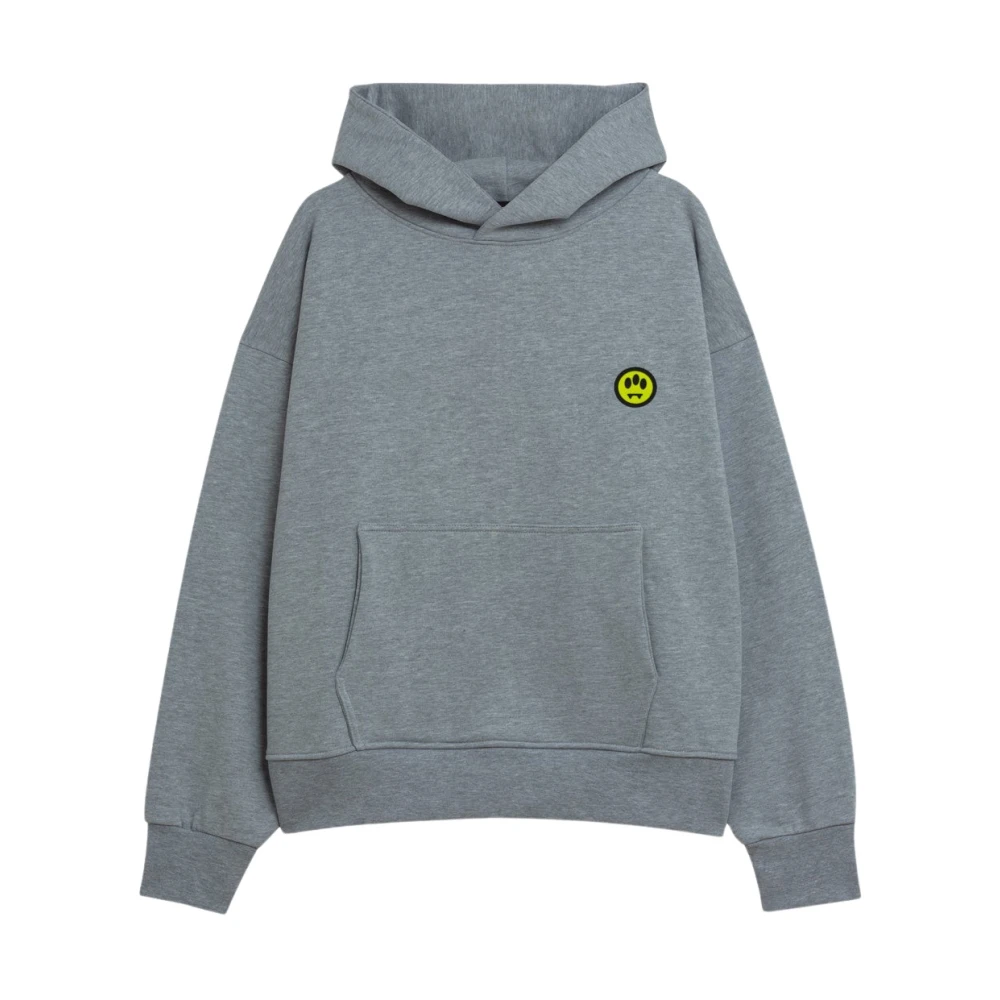 Barrow Iconische glimlach sweater Gray Unisex