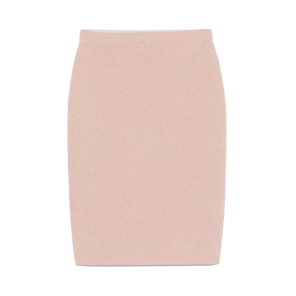 D.Exterior Rose Quartz Gebreide Pencil Rok Pink Dames