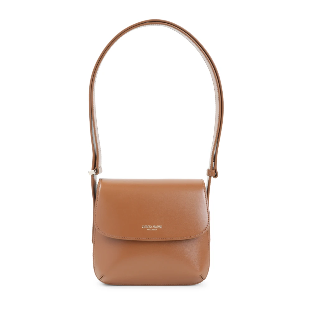 Giorgio Armani Women's Brown La Prima Shoulder Bag - Shoulder Bags - One Size - Bags
