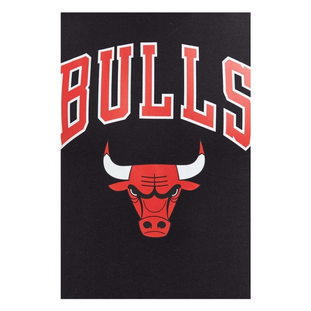 new era Chicago Bulls T-shirt Black Heren