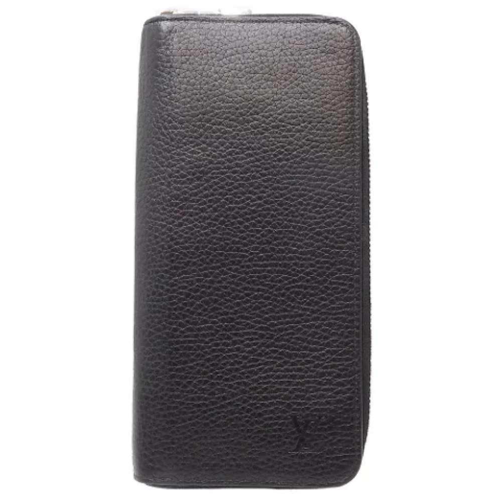 Louis Vuitton Vintage Pre-owned Leather wallets Black Heren