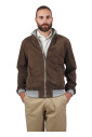 bomber-en-cuir-suede-marron