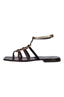 Platta Sandaler med Tårem