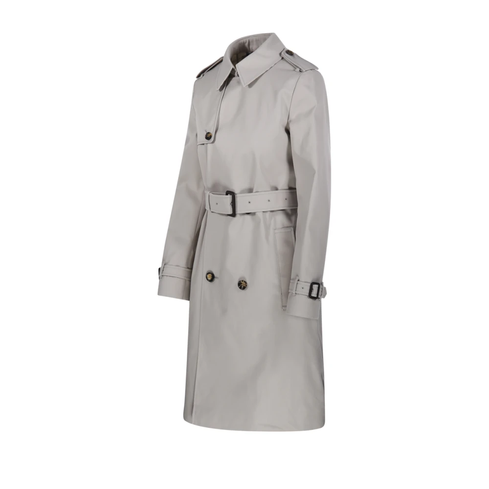 Burberry Trench Coat Gray Dames