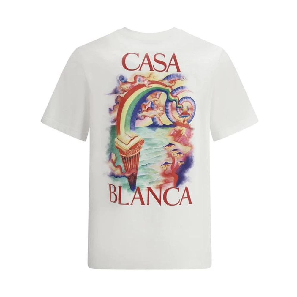 Casablanca Grafisch Natuurdocent T-shirt White Heren