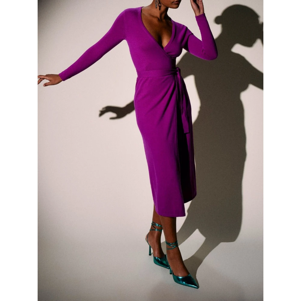 Diane Von Furstenberg Dresses Purple Dames