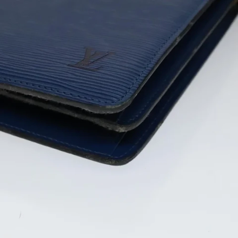 Louis Vuitton Vintage Pre-owned Leather louis-vuitton-bags Blue Dames