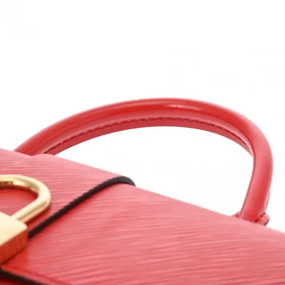 Louis Vuitton Vintage Pre-owned Leather louis-vuitton-bags Red Dames