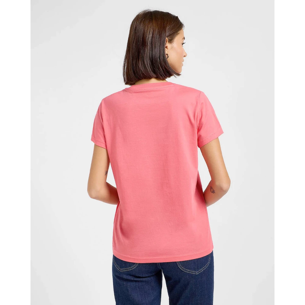Lee Casual T-shirt in kleine Red Dames