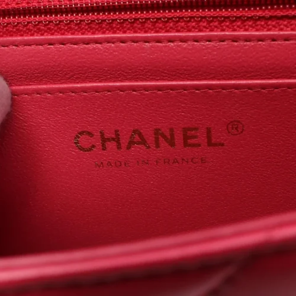 Chanel Vintage Pre-owned Leather shoulder-bags Pink Dames