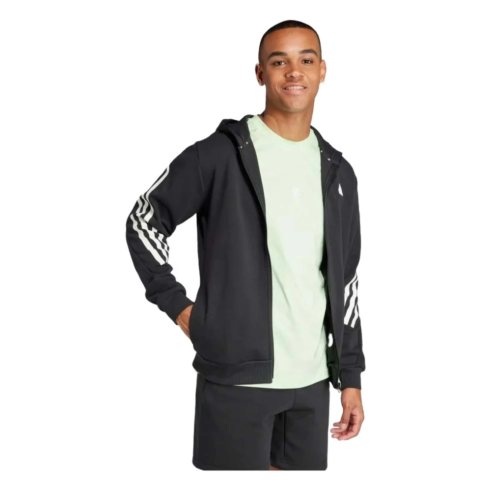 Adidas Future Icons 3-Stripes Full-Zip Jack Black Heren