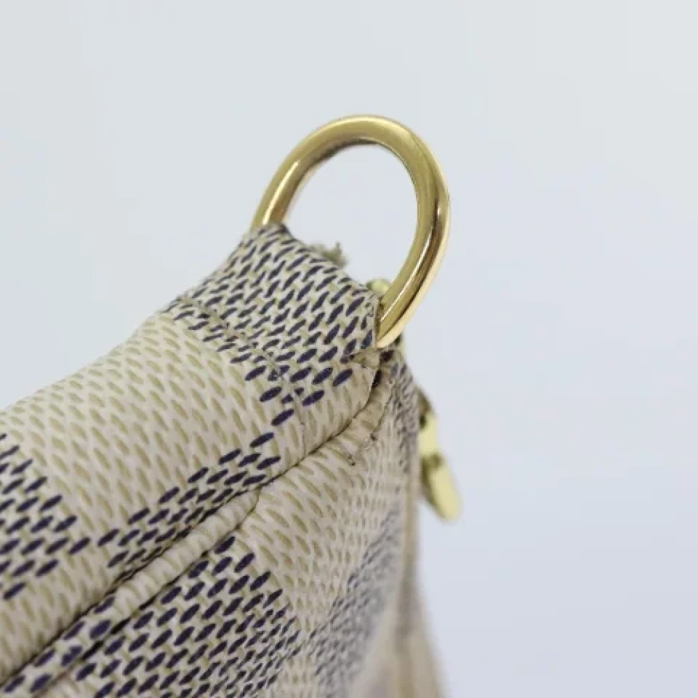 Louis Vuitton Vintage Pre-owned Canvas clutches Beige Dames