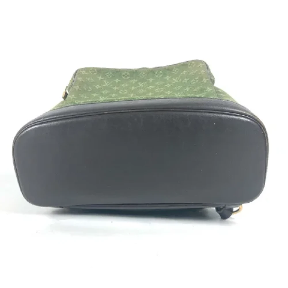 Louis Vuitton Vintage Pre-owned Canvas backpacks Green Dames
