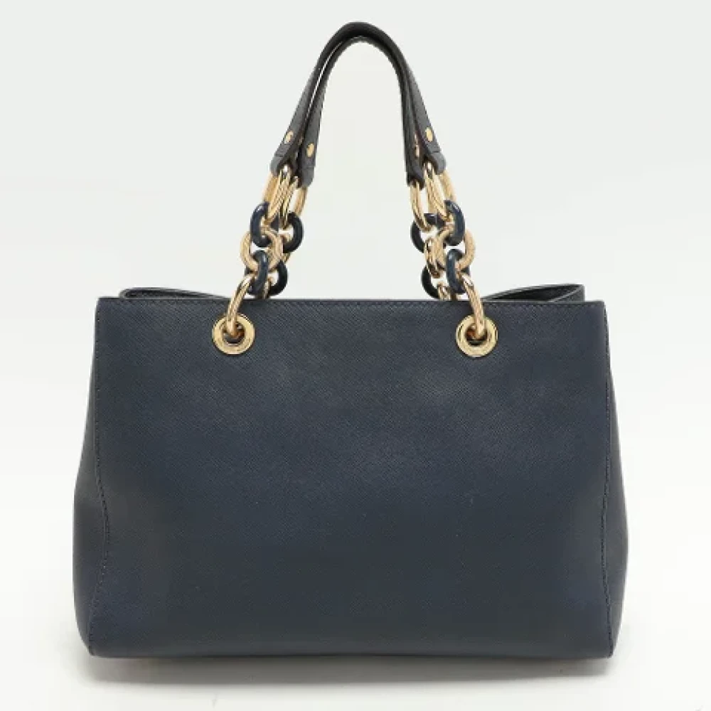 Michael Kors Pre-owned Leather totes Blue Dames