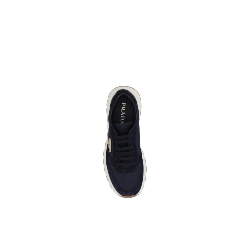 Prada Moderne lage sneakers stijl Blue Heren