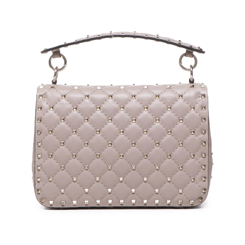 Valentino Garavani Nude Lambskin Chain Tas Beige Dames