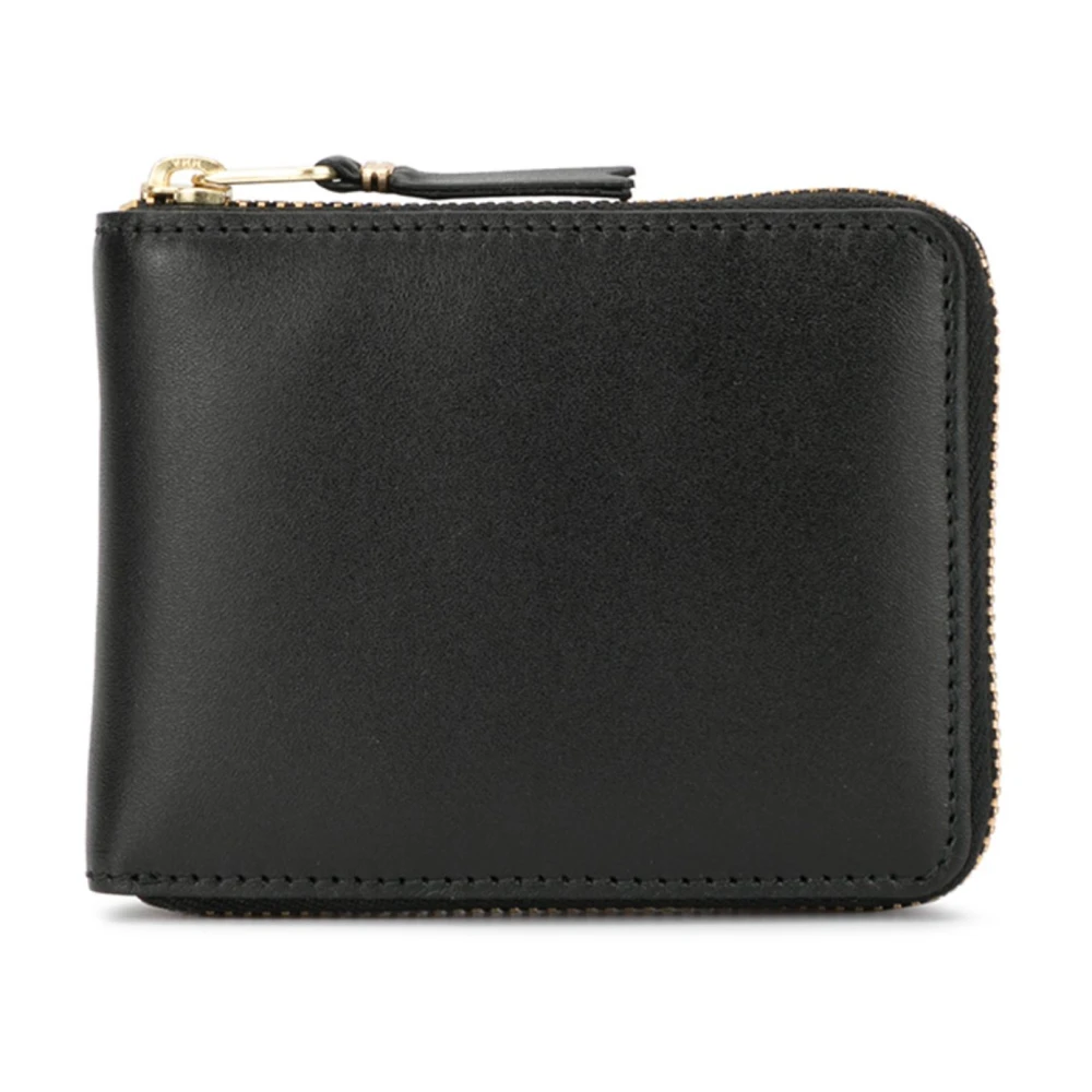 Comme des Garçons Zwarte Leren Klassieke Lijn Black Unisex