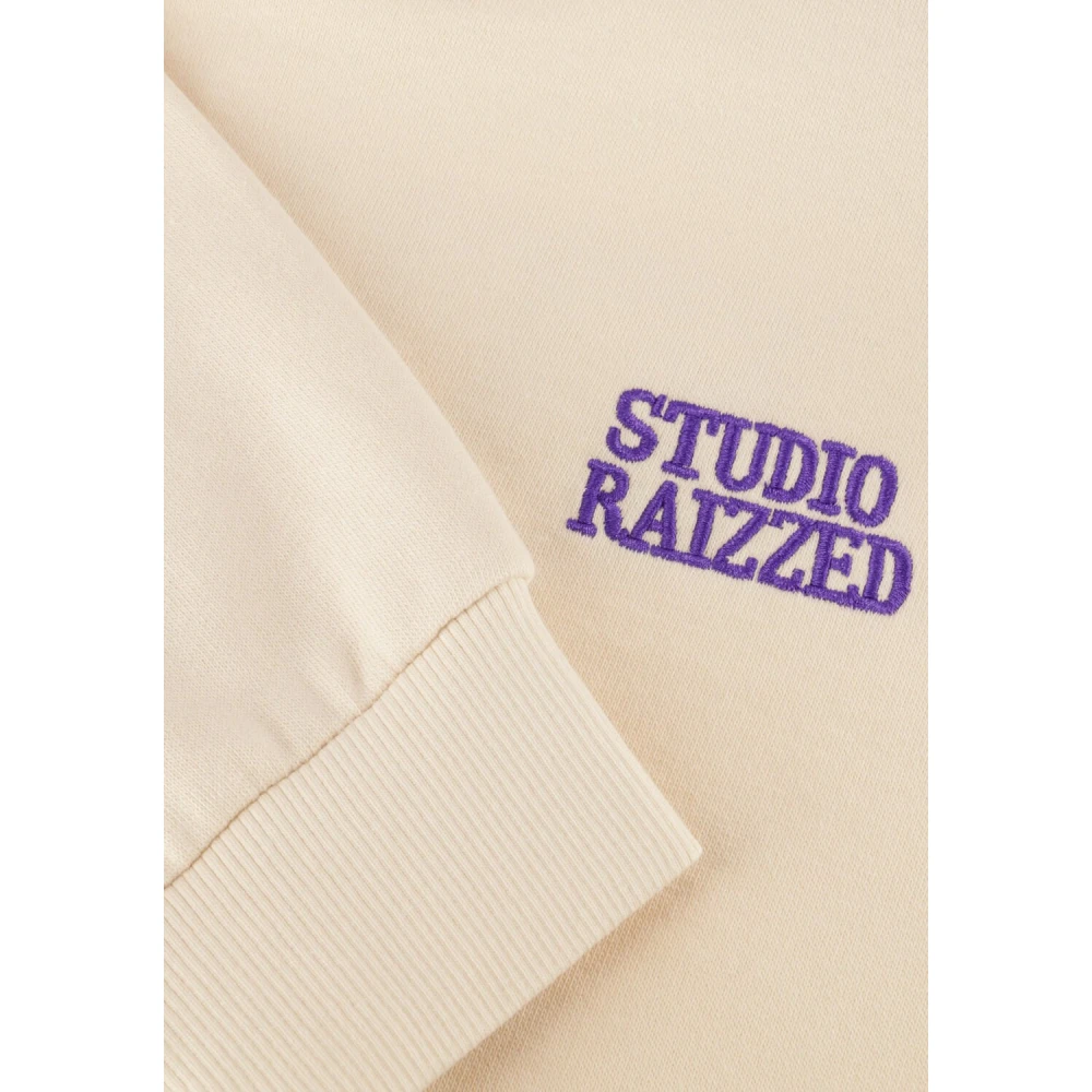 Raizzed Elegante Ecru Sweater voor Meisjes Beige Dames