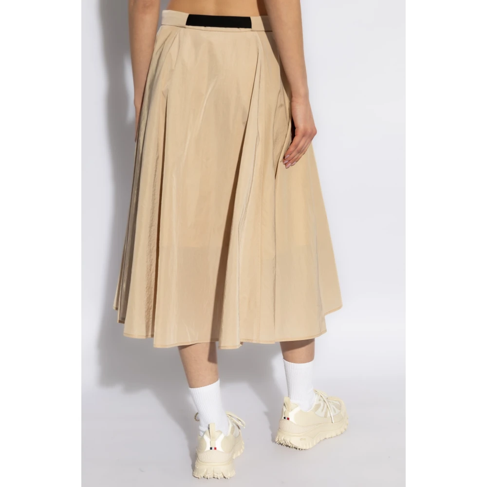 Moncler Rok met darts Beige Dames