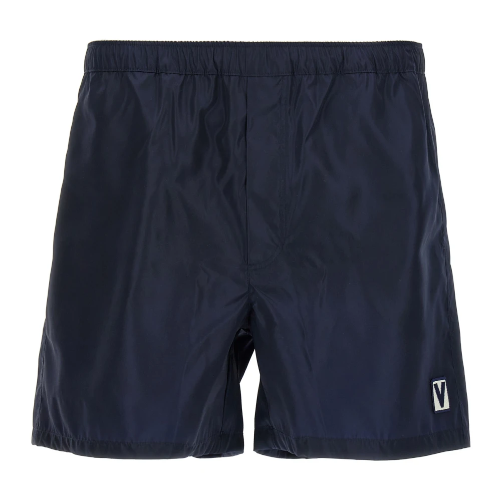 Valentino Garavani Men's Blue Beachwear, M, Chez Valentino Swimsuit