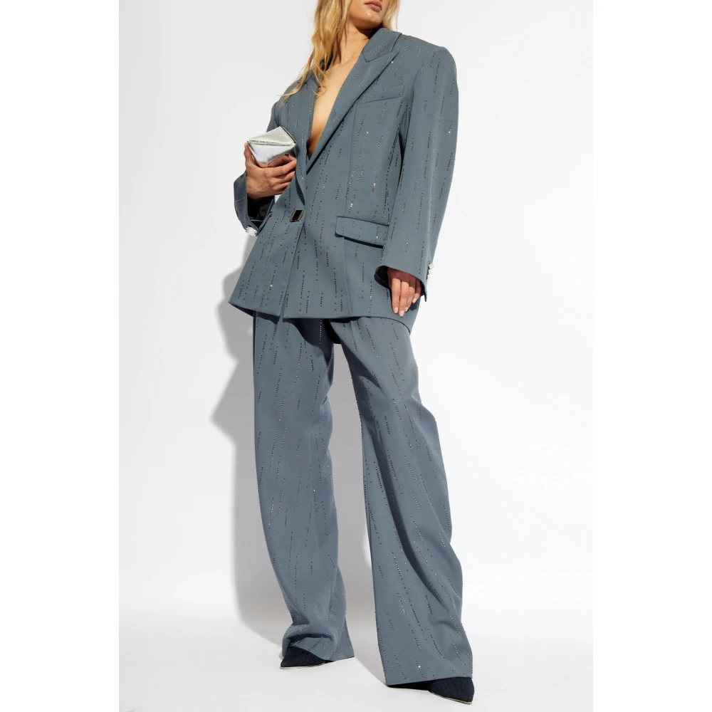The Attico Broek met applicaties Gray Dames