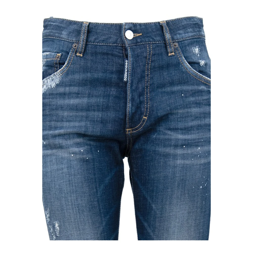 Dsquared2 Geknoopte Donna Jeans Lente-Zomer Collectie Blue Dames