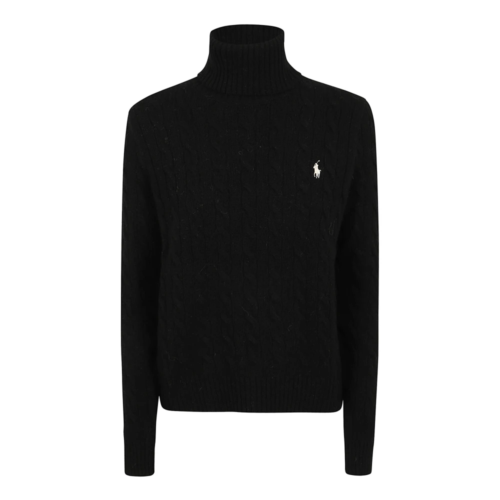 Polo Ralph Lauren Luxe Zwarte Trui Aw24 Black Dames