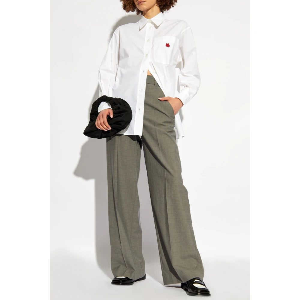 Kenzo Overhemd met een zak White Dames