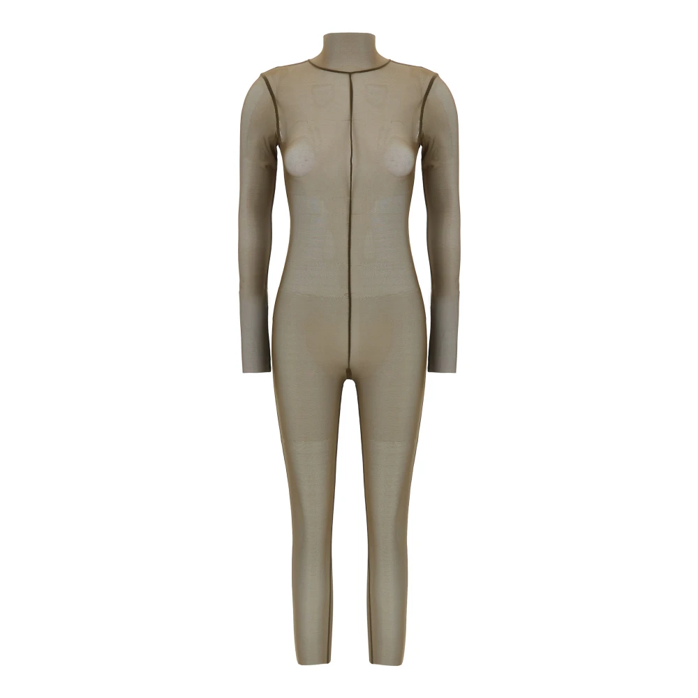 Norma Kamali Women's Green Turtle Jumpsuit