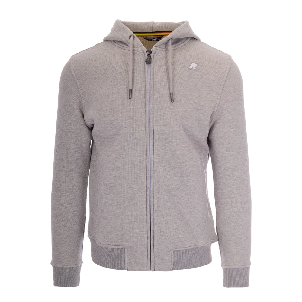 K-Way Uomo Grigio Felpe, Xl, New,