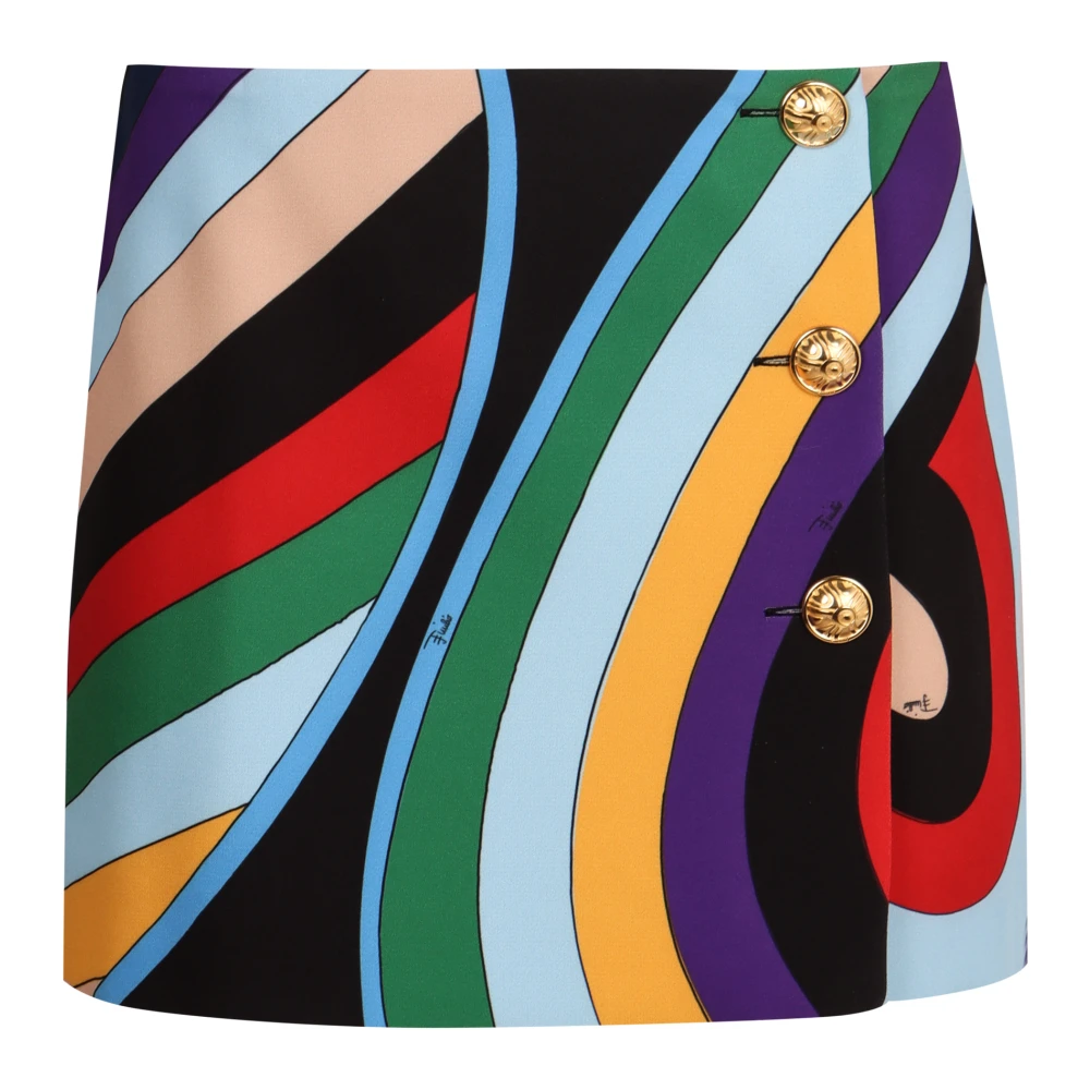 EMILIO PUCCI Iride Print Mini-Rok Multicolor Dames