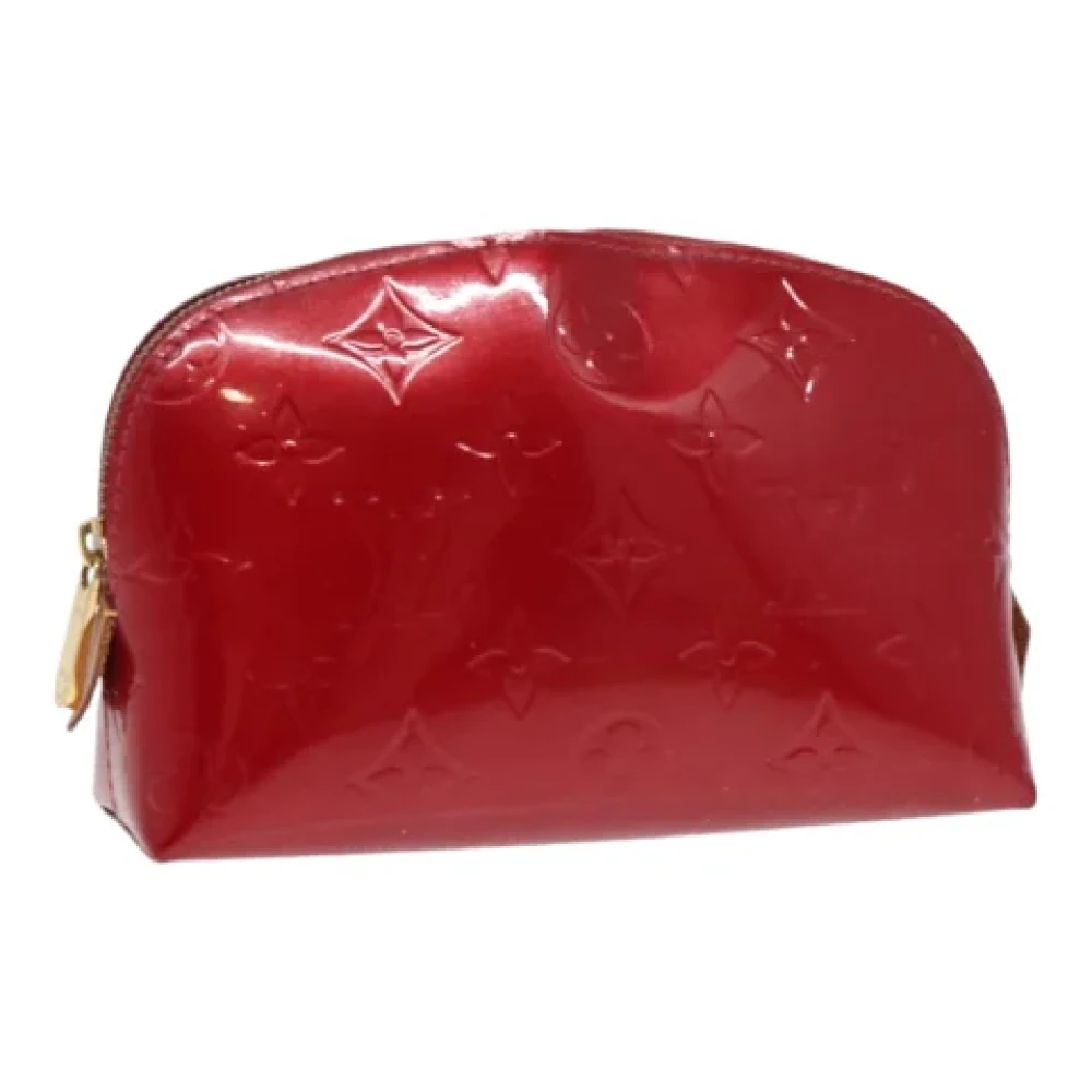 Louis Vuitton Vintage Pre-owned Leather pouches Red Dames