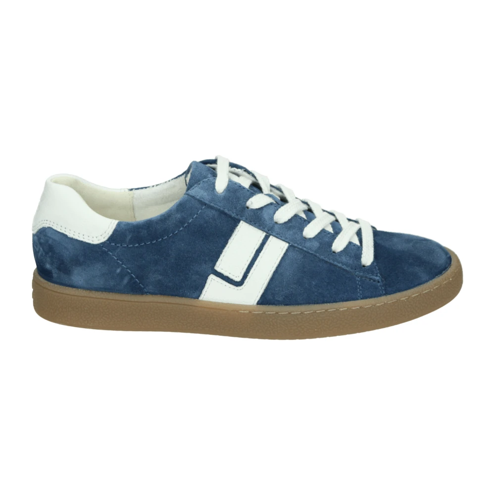 Paul Sportieve Lage Blauwe Suède Schoenen Dames Schoenen