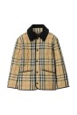 enfants-gris-vestes-col-en-velours-cotele