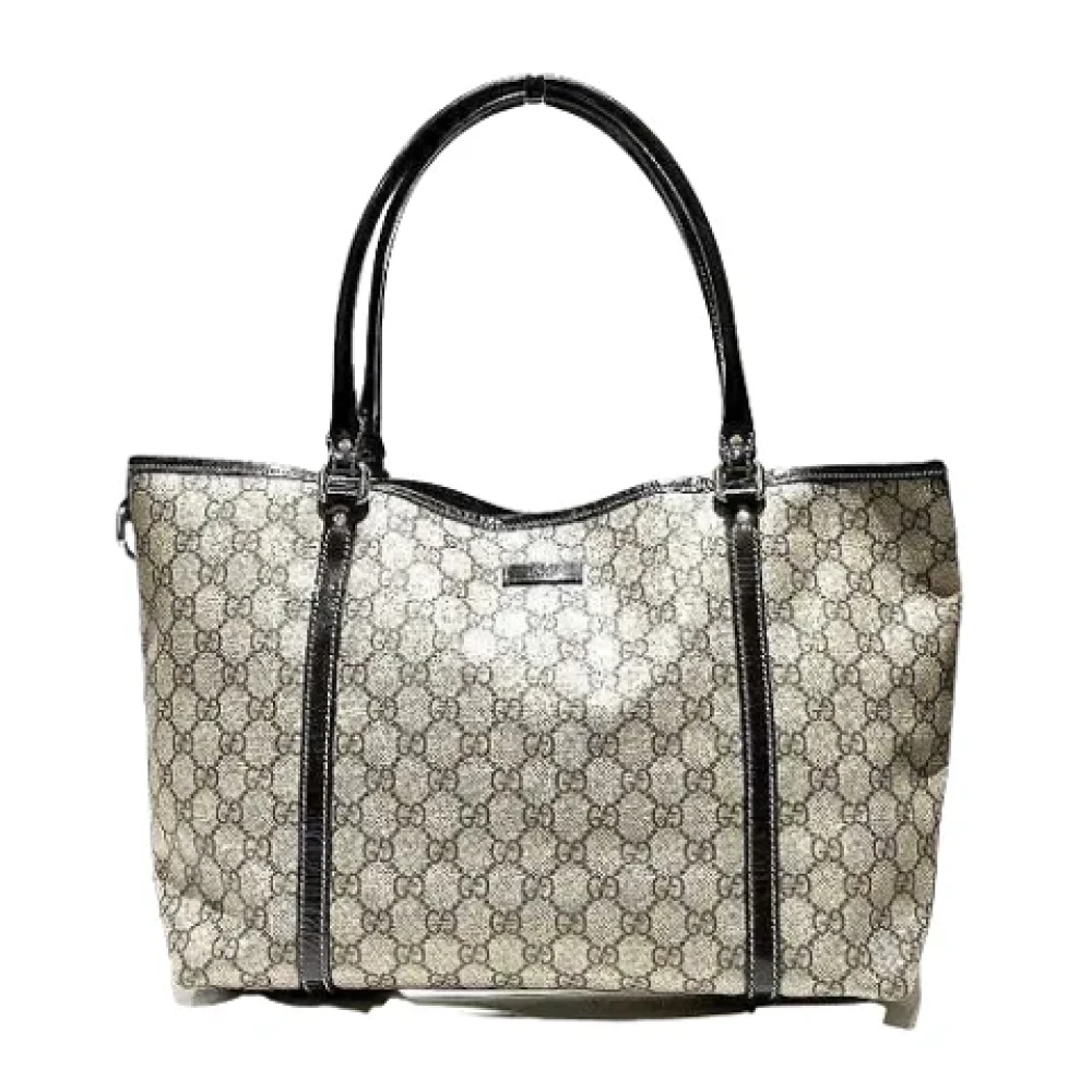 Gucci Vintage Pre-owned Leather totes Gray Dames