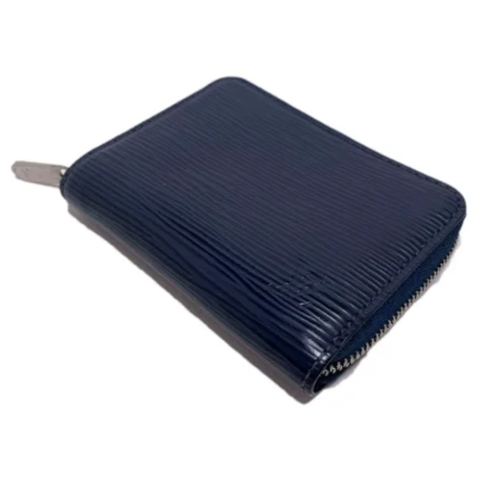 Louis Vuitton Vintage Pre-owned Fabric wallets Blue Dames