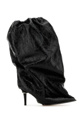 black-leather-ankle-boots