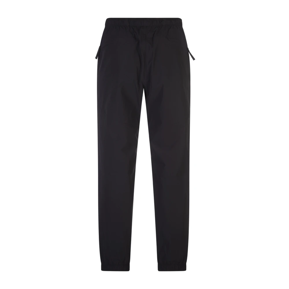 Moncler Zwarte Technische Nylon Joggers Black Heren