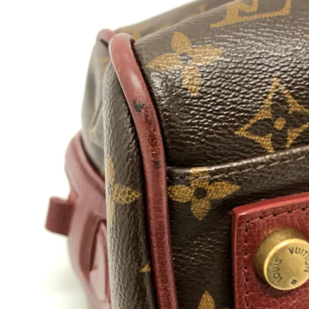 Louis Vuitton Vintage Pre-owned Cotton louis-vuitton-bags Brown Dames