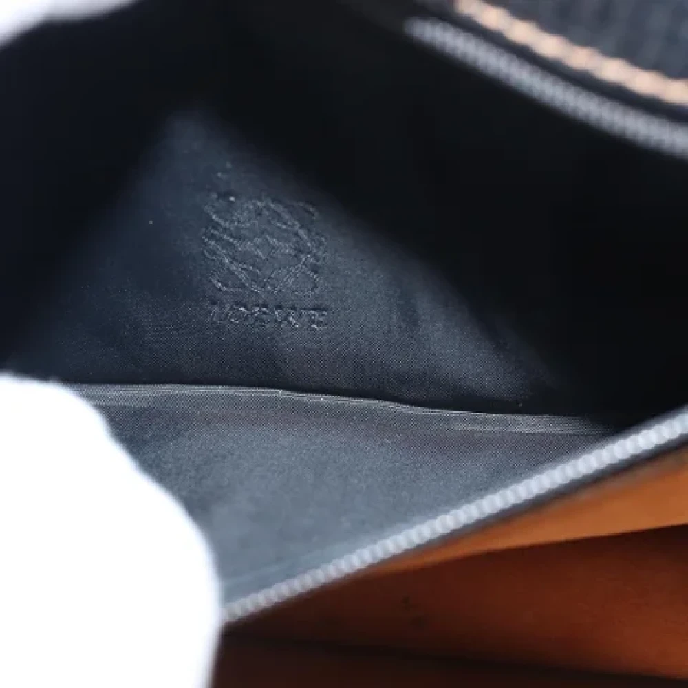 Loewe Pre-owned Leather handbags Black Dames
